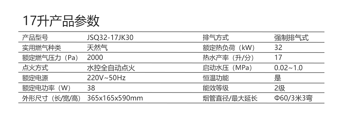 熱水器JK30