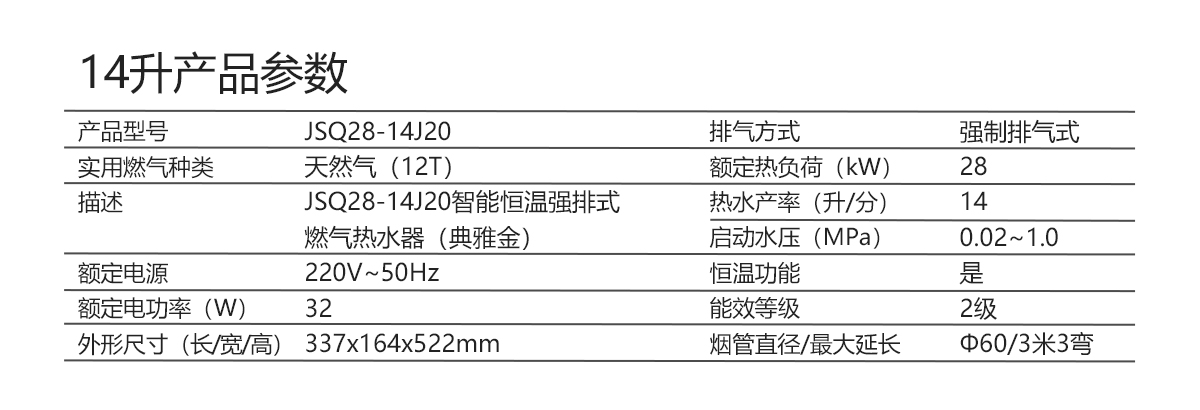 熱水器J20